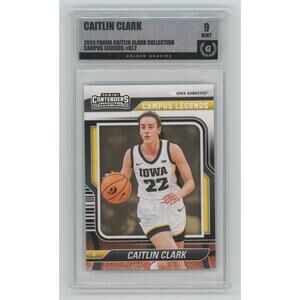 2024 Panini Caitlin Clark- Campus Legends #CL2 Caitlin Clark (RC) Graded 9 MINT